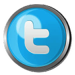 Twitter round button